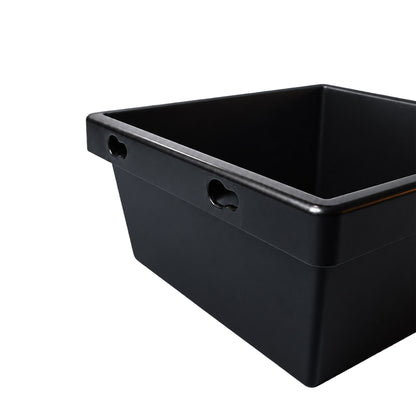 A Carry it All Single Carrier with two  handle holes on the side, shown at an angle on a white background.
